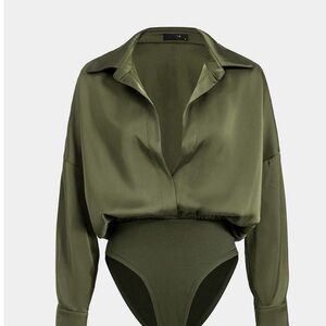 Olive Green Women's Blouse